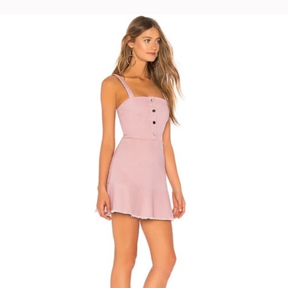 By the Way Pink Denim Dress size XS